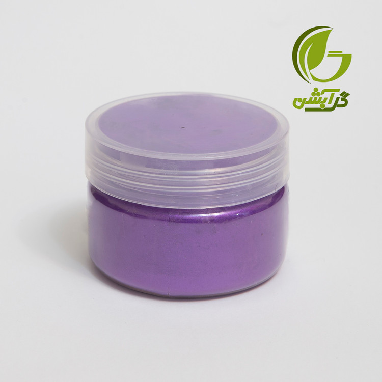 رنگ پودری صدفی بنفش 45 گرم - میکا