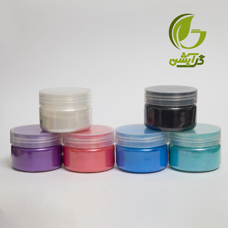 رنگ پودری صدفی سفید 45 گرم - میکا