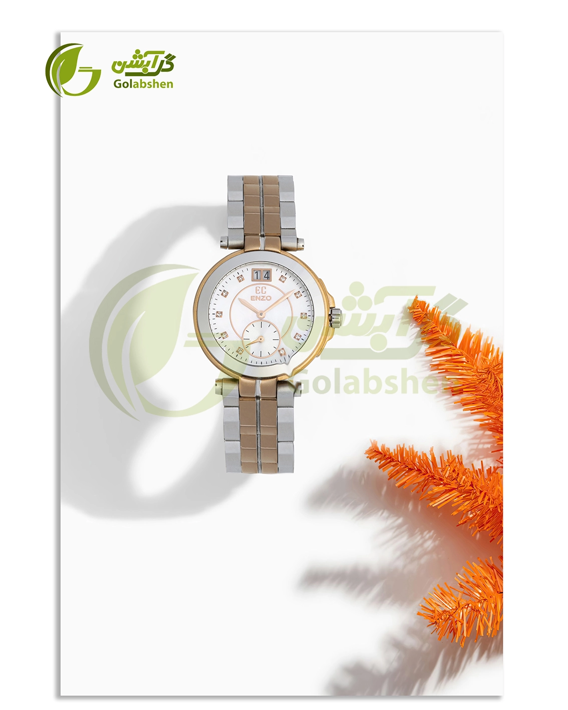 عکاسی ساعت، طلا و زیور آلات زمینه سفید (تک رنگ) یا چیدمان