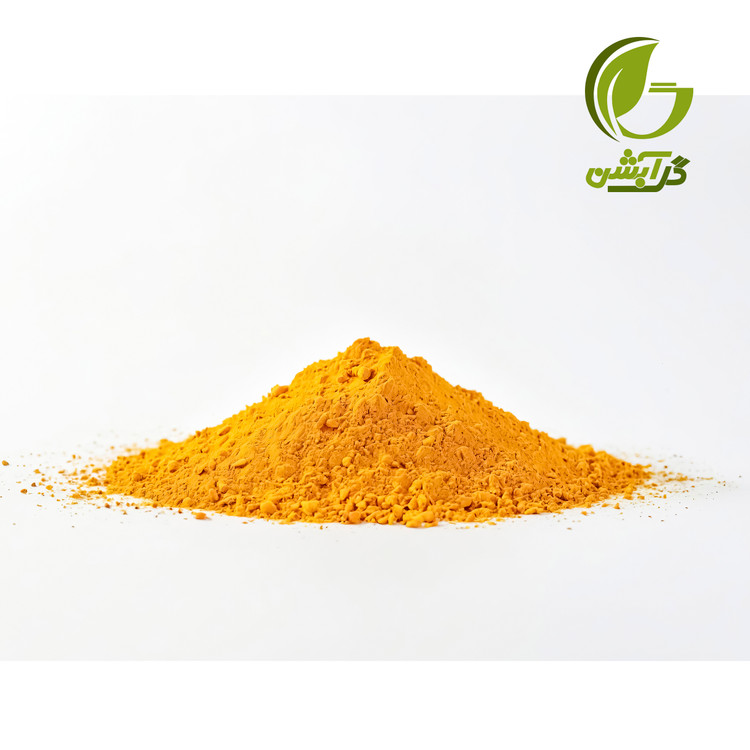 رنگ معدنی پودری زرد پرتغالی- 45 گرم - اکسید آهن