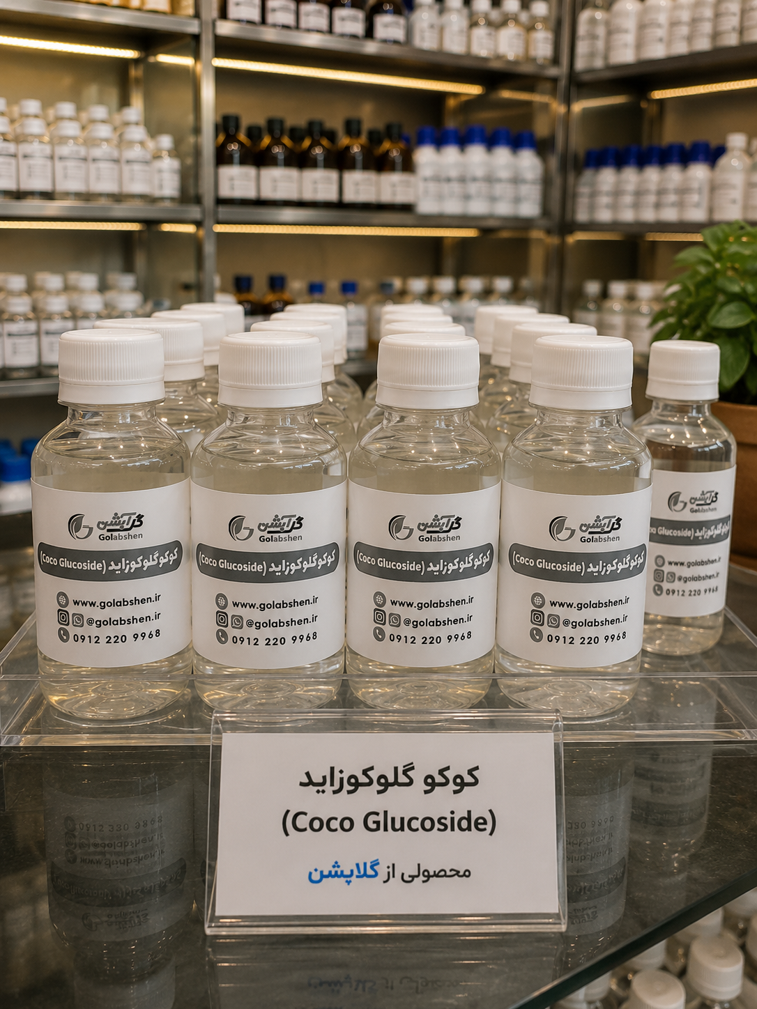 کوکوگلوکوزاید (Coco Glucoside) | سورفکتانت غیر یونی طبیعی و فوق‌العاده ملایم | ۱۳۵ گرم