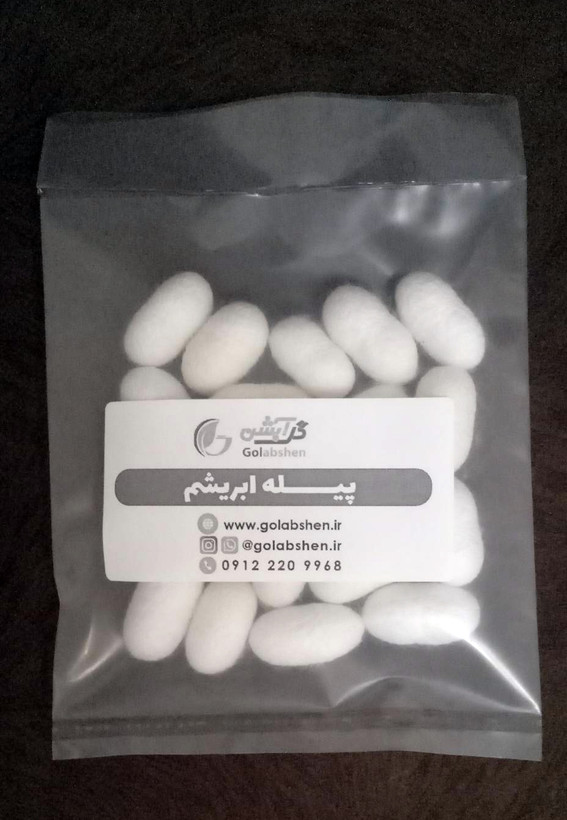 پلیههای ابریشم طبیعی برشنخورده - 20 عددی
